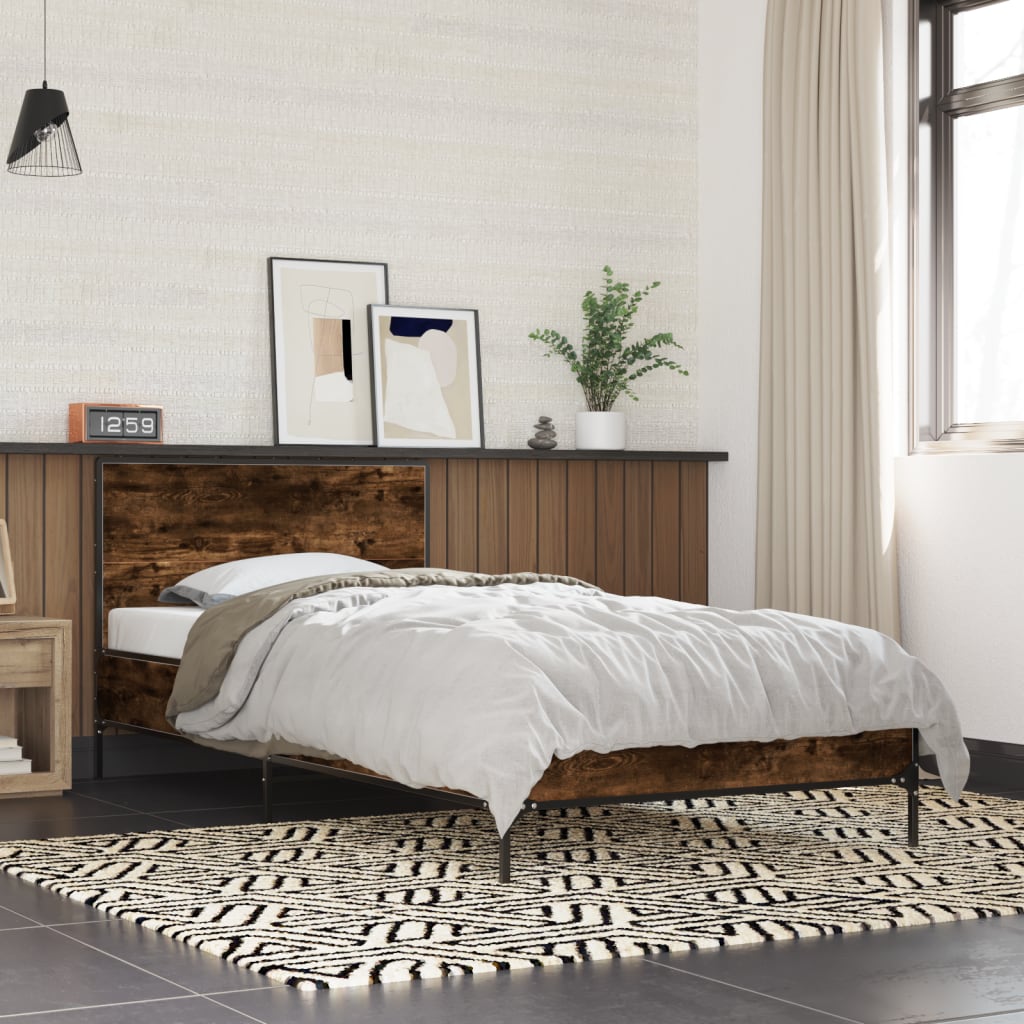 Bedframe Smoked Oak 90x200cm - Decor Base