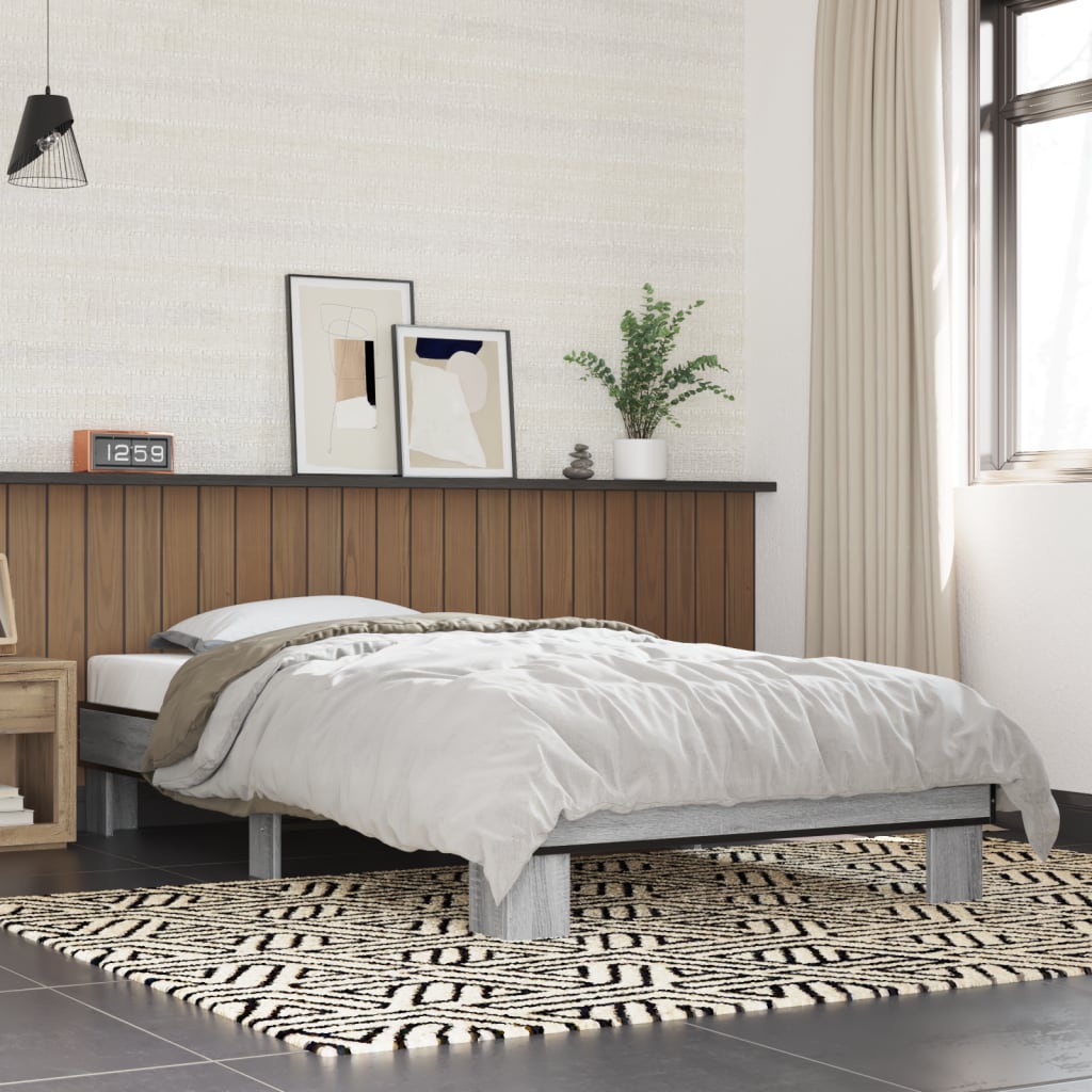 Bedframe Grey Sonoma 100x200cm - Tyrell & Tyrell
