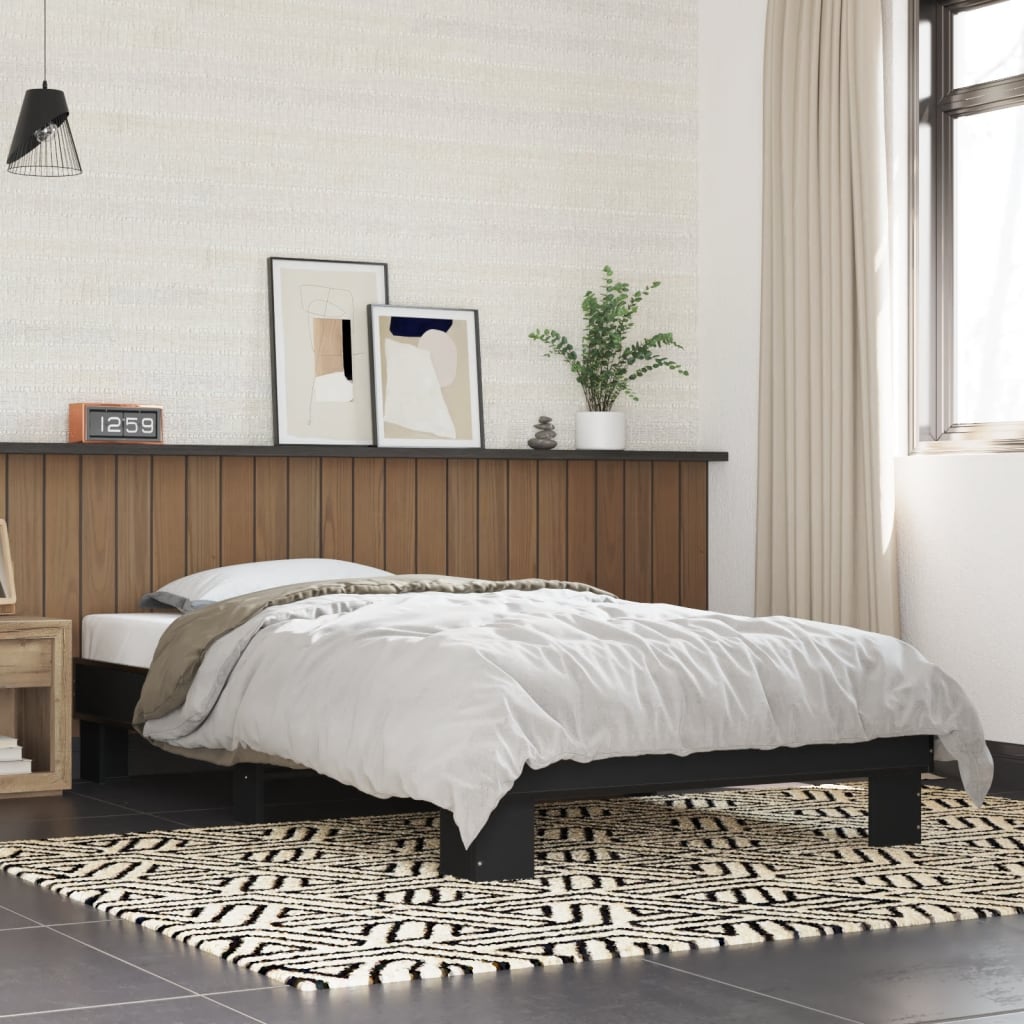 Bedframe Black 90x200cm - The Home Maker