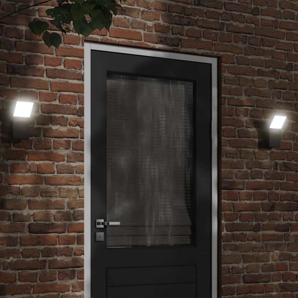 CRBURY Outdoor LED Wall Light Die-cast Aluminium - Black - Design Hut