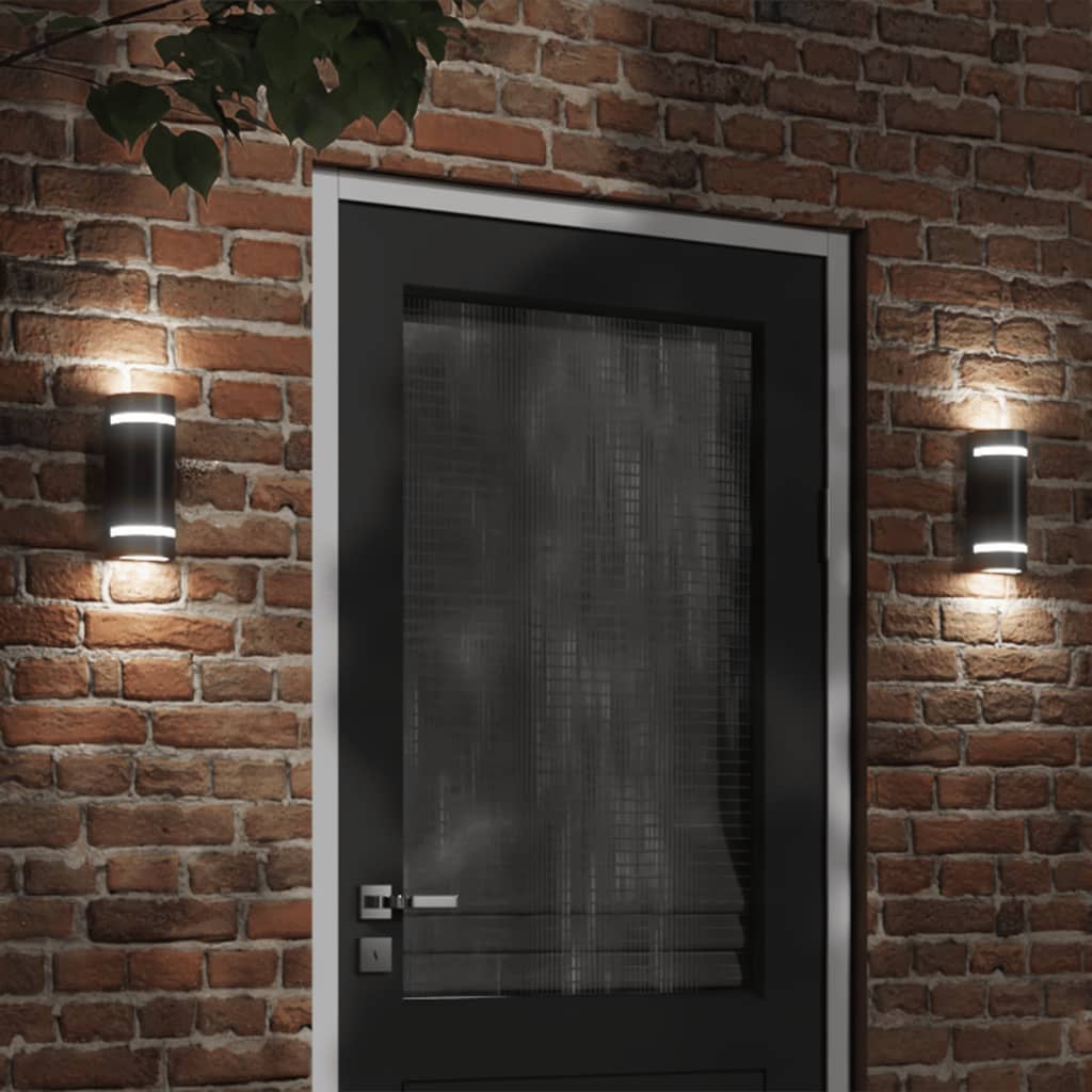 CRBURY Outdoor Wall Light Die-cast Aluminium - Black - Design Hut