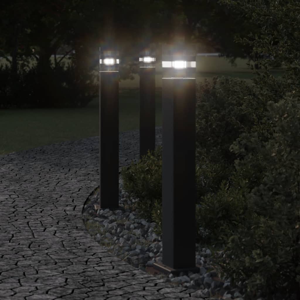 BAPARK Outdoor Floor Lamp 80 cm Aluminium - Black - Design Hut