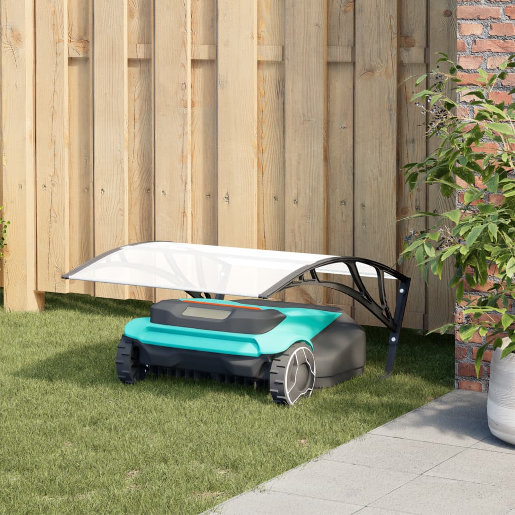 Robot Mower Garage Black 80x101x46 cm - vid-4008206 - Discount Dealers