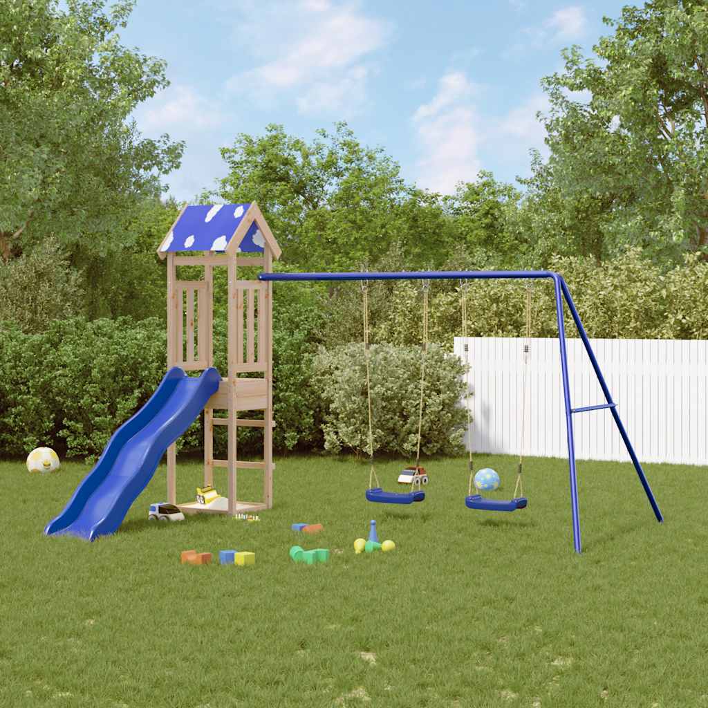 MOAMERE Outdoor Playset Solid Wood - Pine - Design Hut