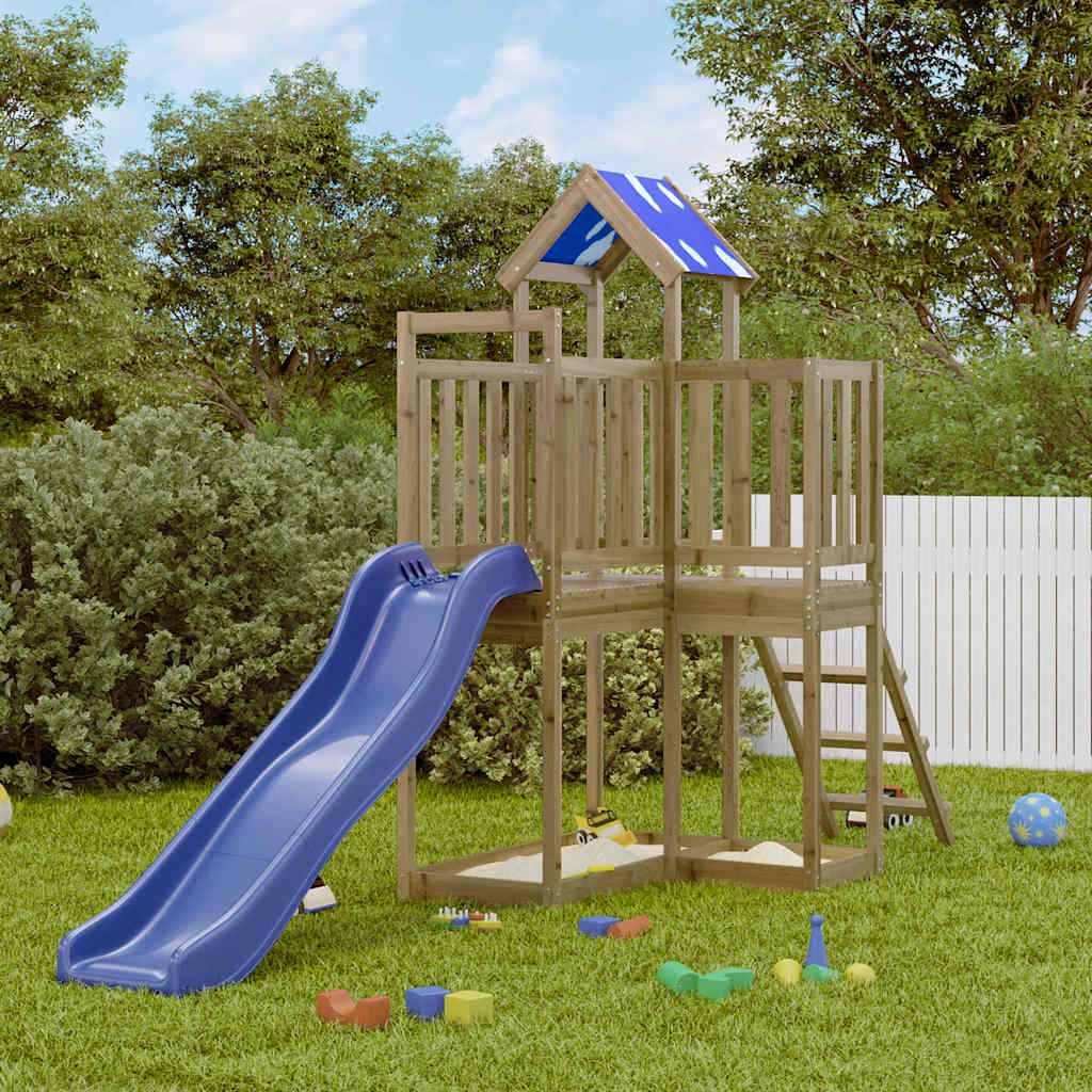 MOAMERE Outdoor Playset Impregnated Wood - Pine - Design Hut