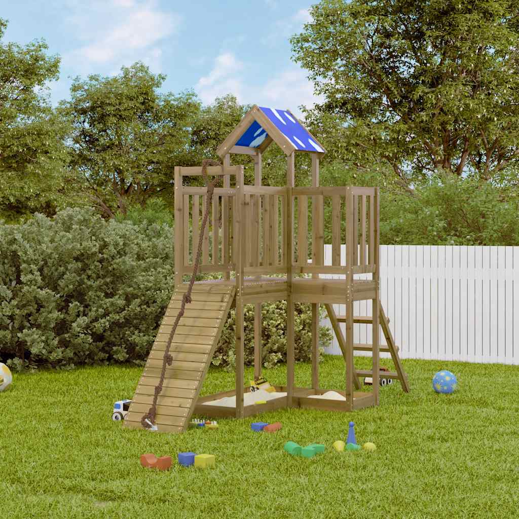 MOAMERE Outdoor Playset Impregnated Wood - Pine - Design Hut