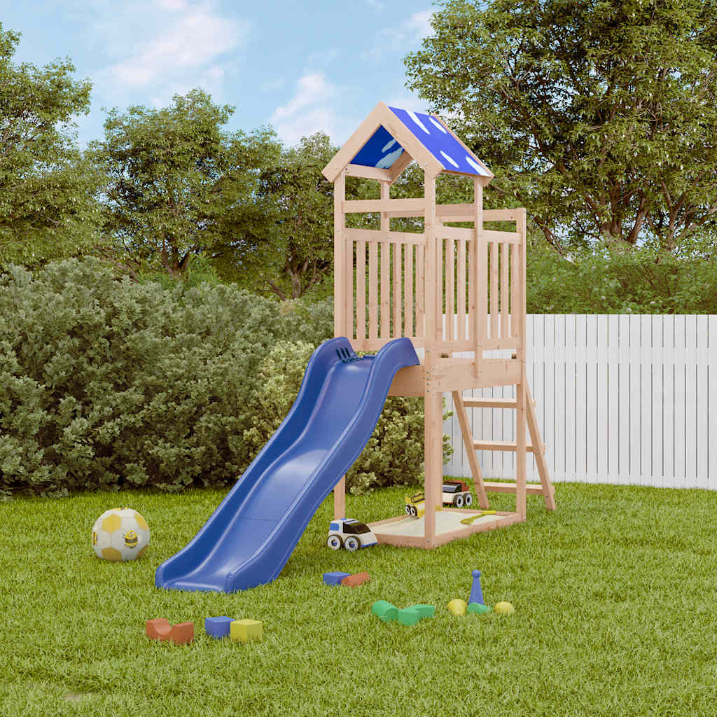 CAOMERE Outdoor Playset Solid Wood - Pine - Design Hut