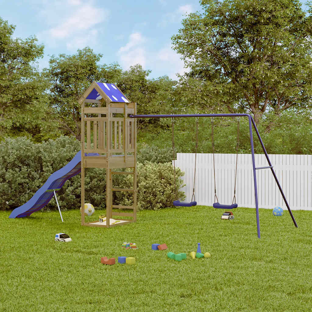 LERHAL Outdoor Playset Impregnated Wood - Pine - Design Hut