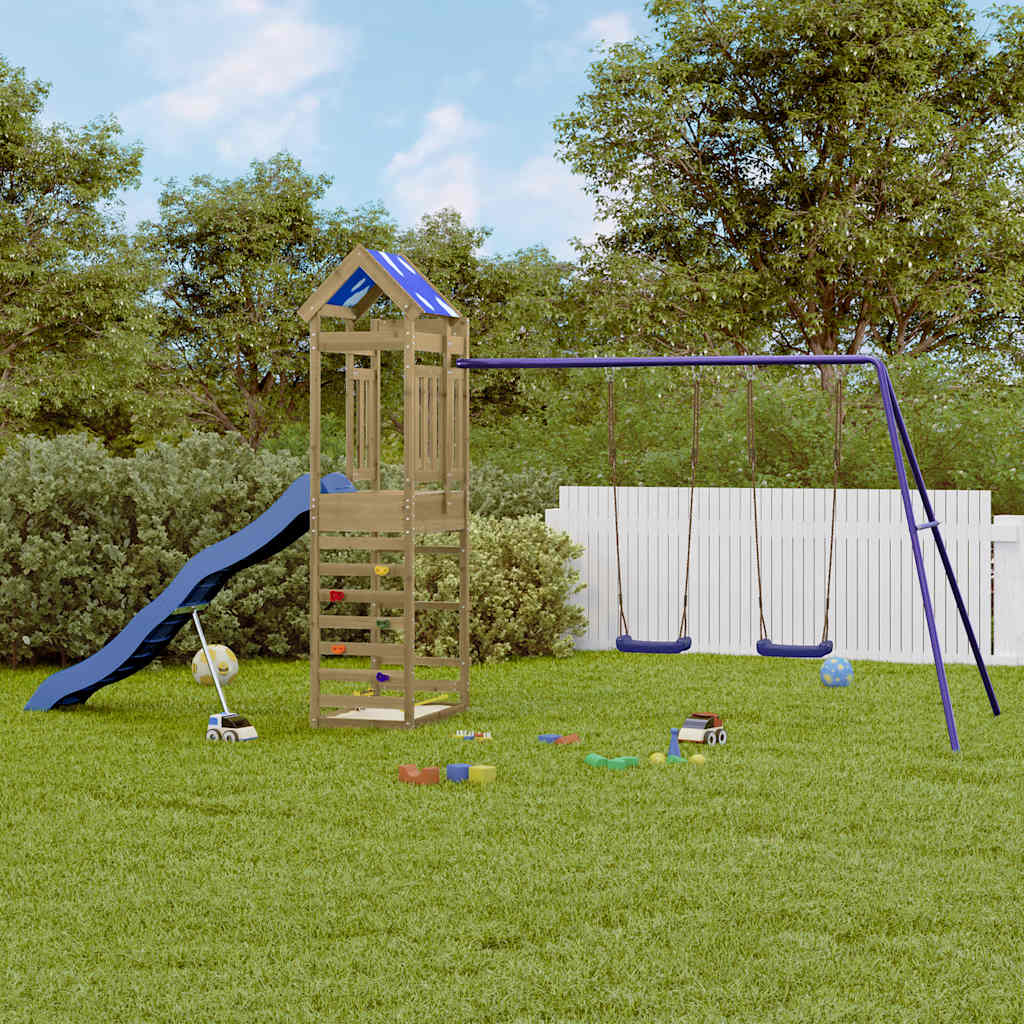 SOHWOD Outdoor Playset Impregnated Wood - Pine - Design Hut