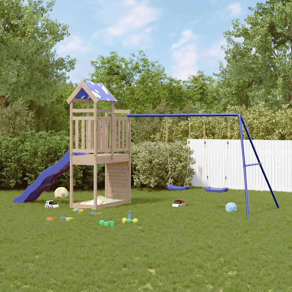 THNEST Outdoor Playset Solid Wood - Pine - Design Hut