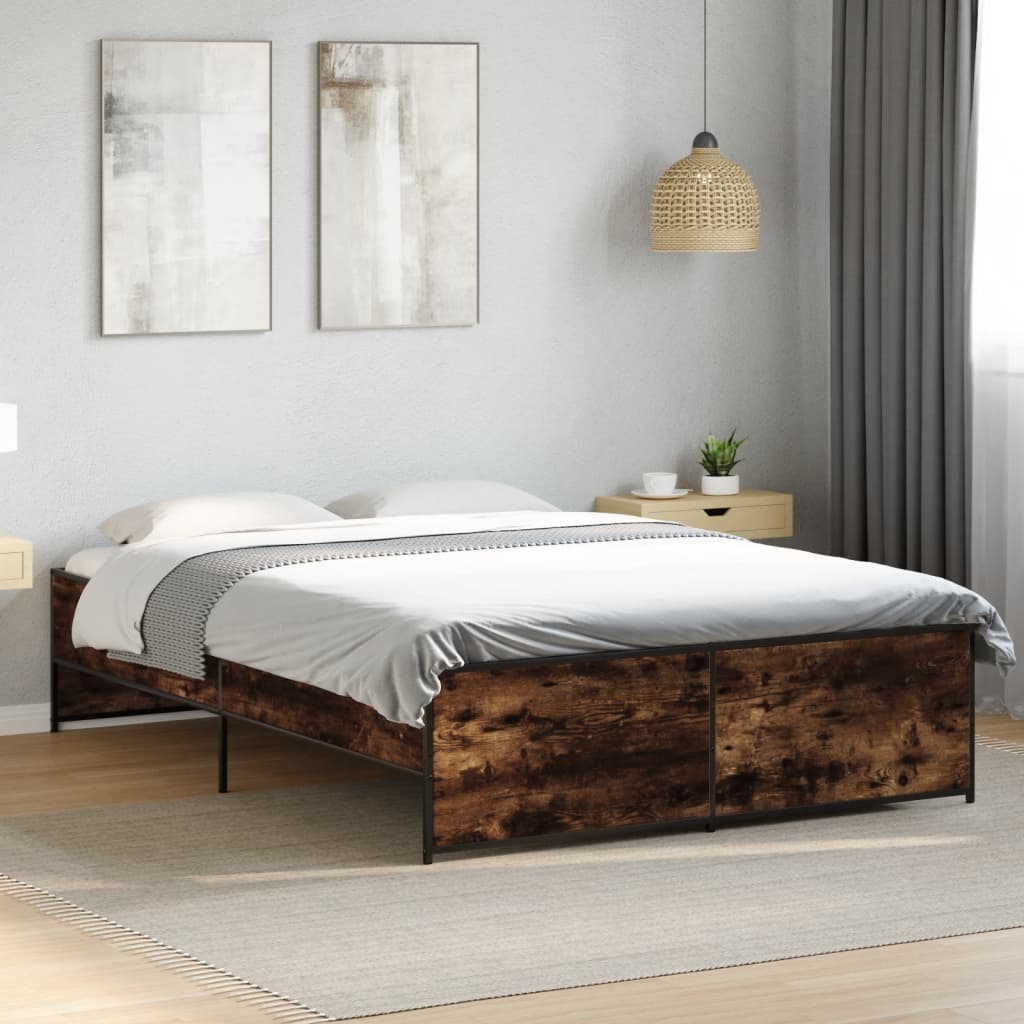 Bedframe Smoked Oak 120x200cm - Casper Homes