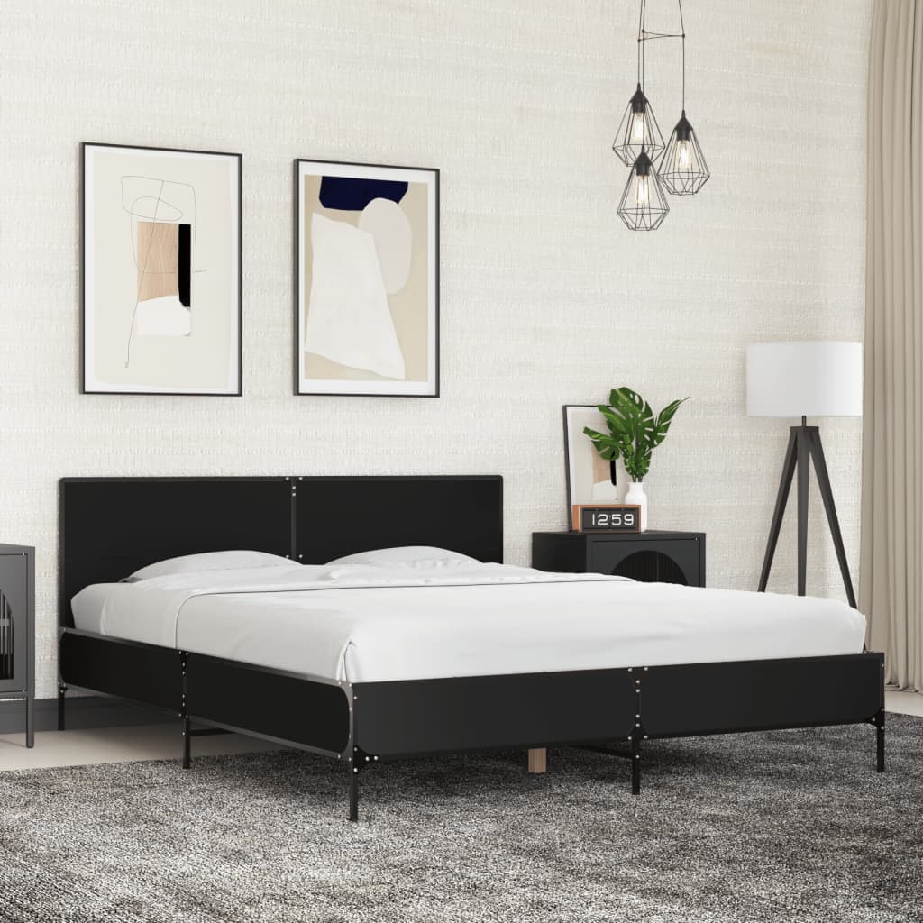 Bedframe Black 160x200cm - Merkel Designers