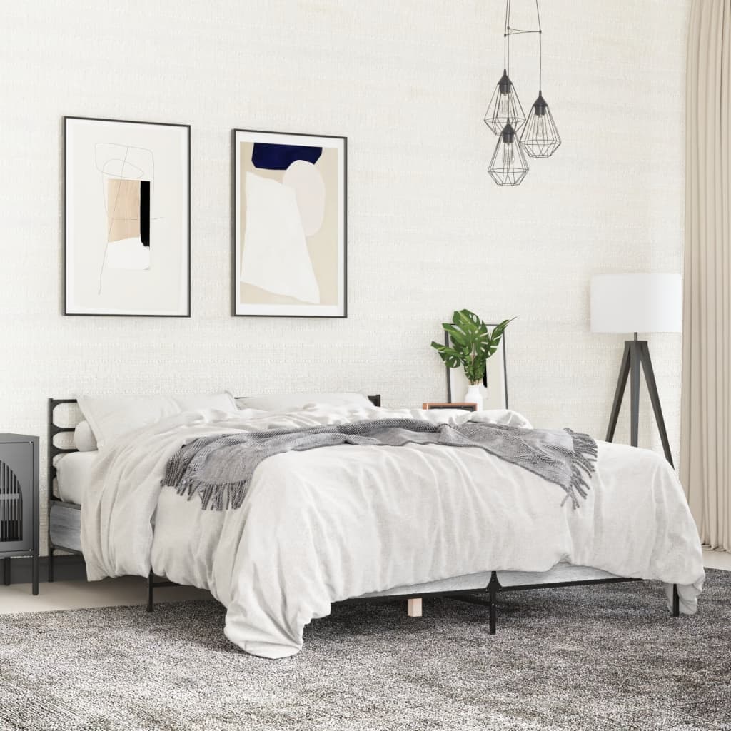 Bedframe Grey Sonoma 120x200cm - Discount Dealers