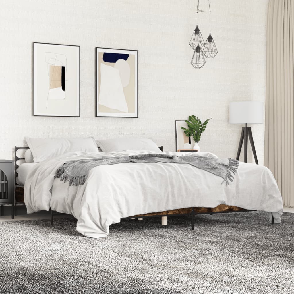 Bedframe Smoked Oak 180x200cm Super King - Decor Base