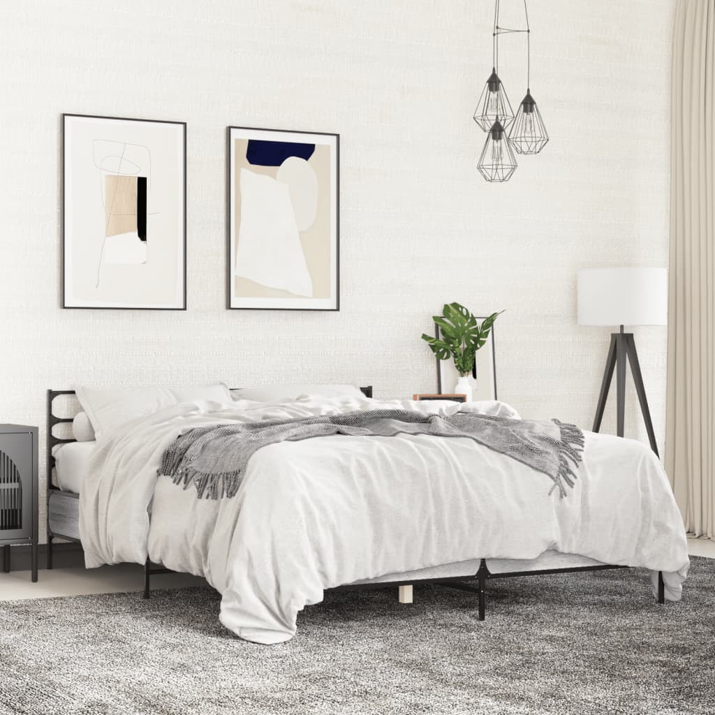 Bedframe Grey Sonoma 120x190cm Small Double - Decor Base