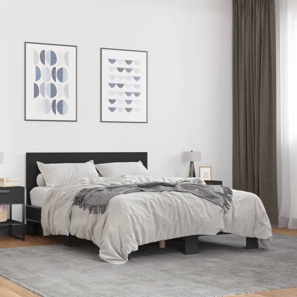 Bedframe Black 140x190cm - All Things Good
