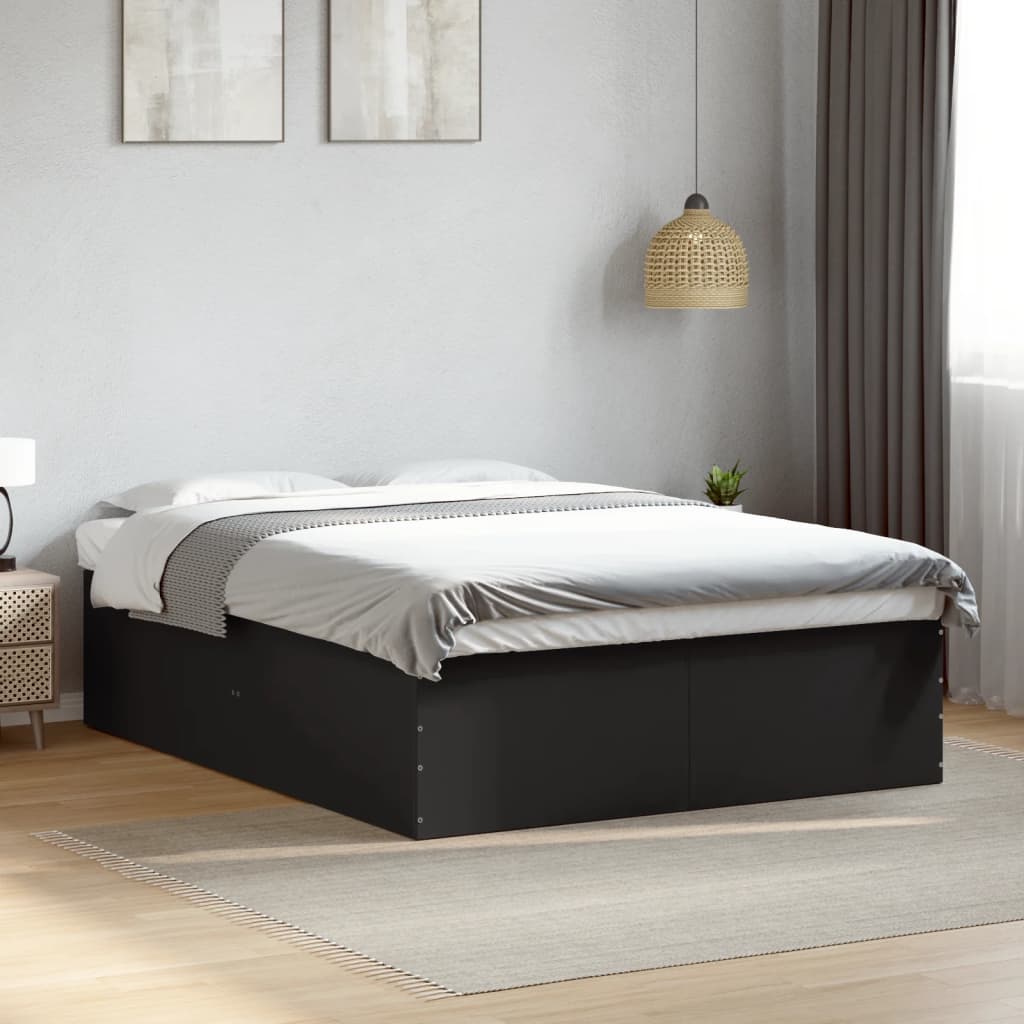Bedframe Black 150x200cm King Size - Design Hut