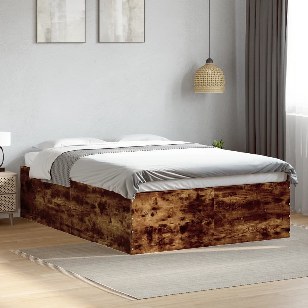 Bedframe Smoked Oak 120x200cm - Charlotte Dunes