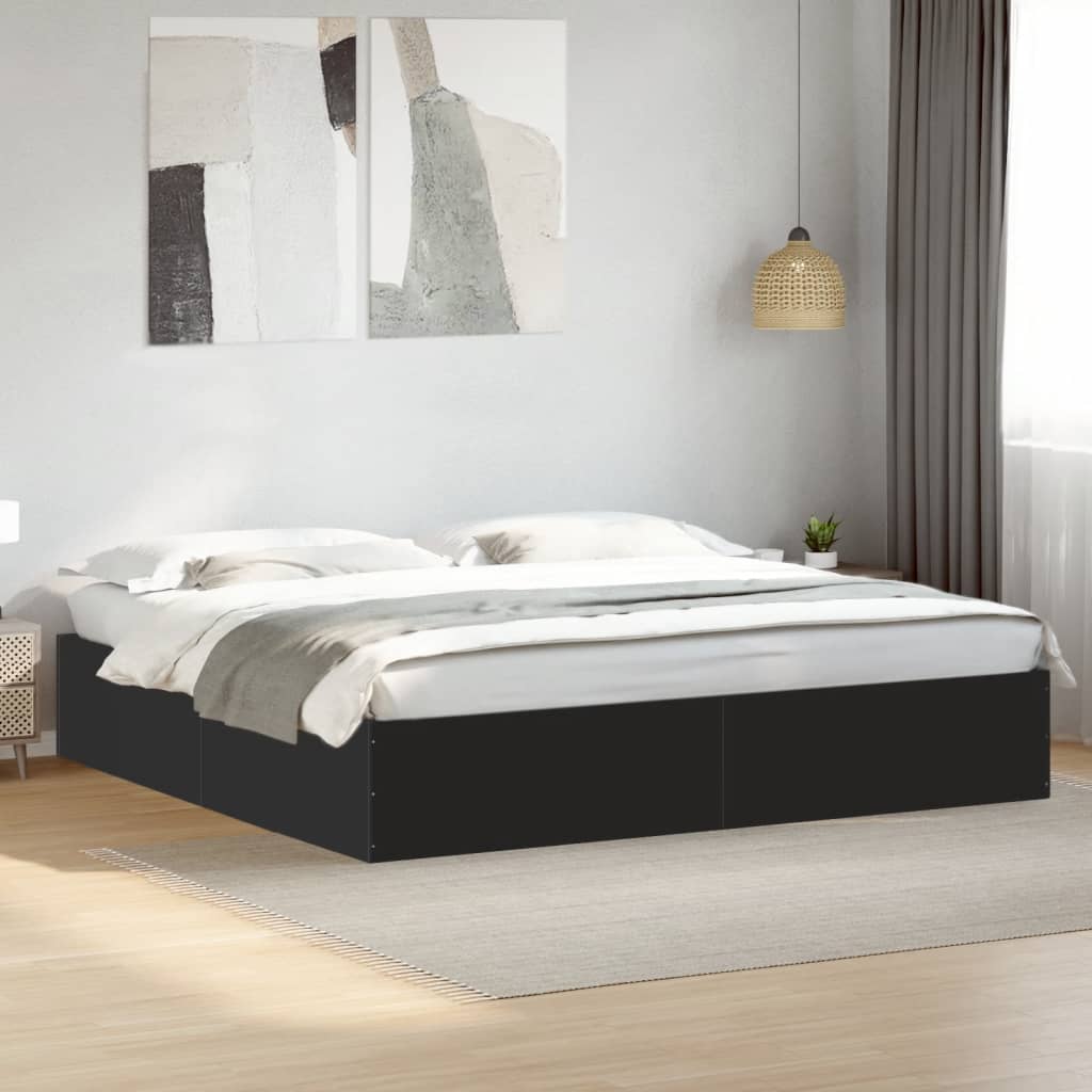 Bedframe Black 200x200cm - Sid & Sam