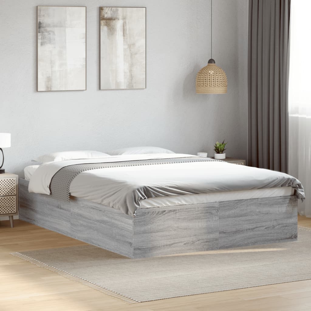 Bedframe Grey Sonoma 140x200cm - Millennium Furniture