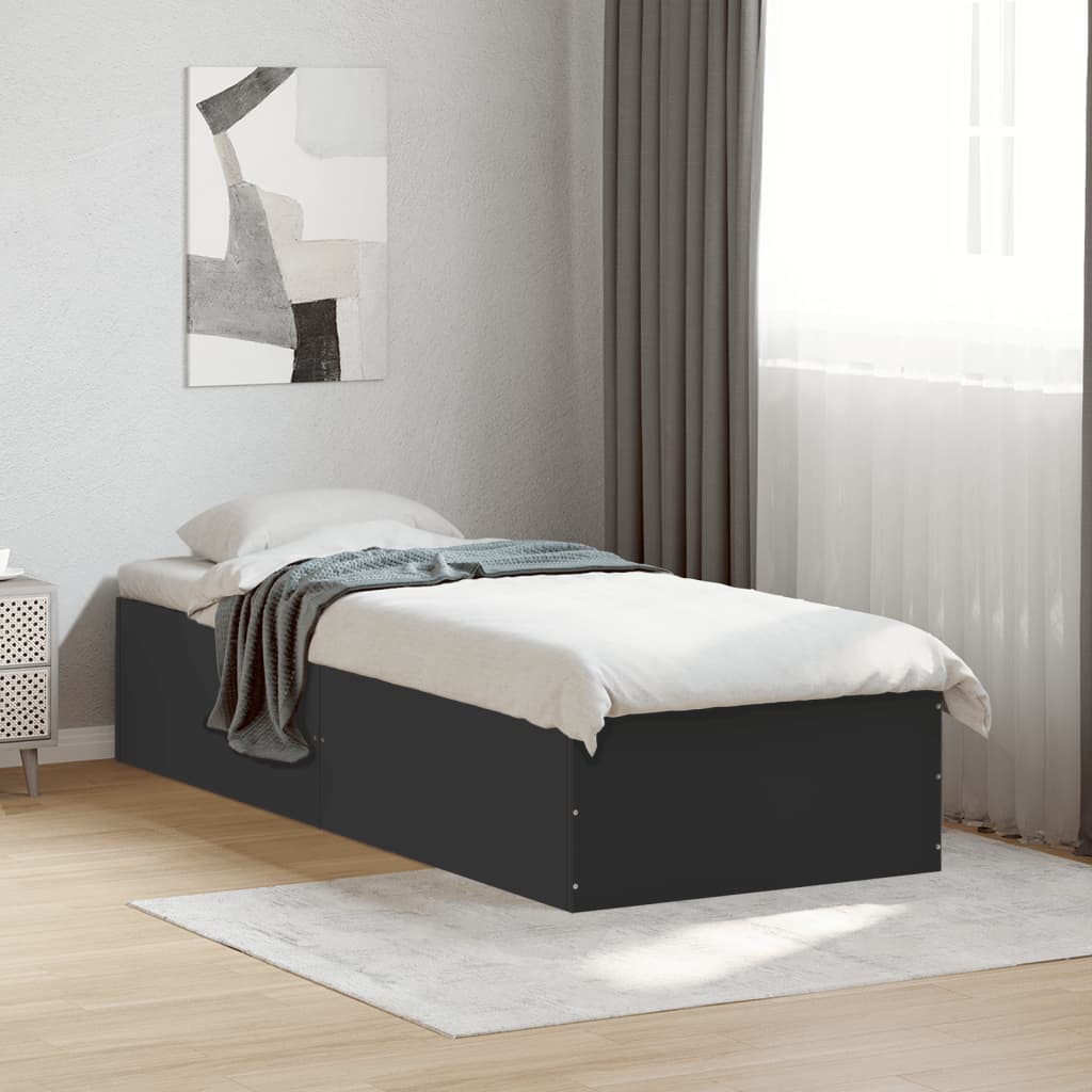 Bedframe Black 100x200cm - Design Hut