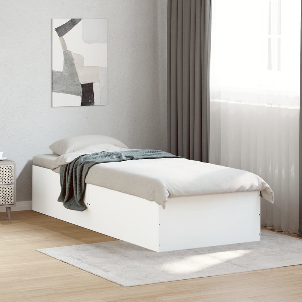 Bedframe White 90x200cm - Design Hut