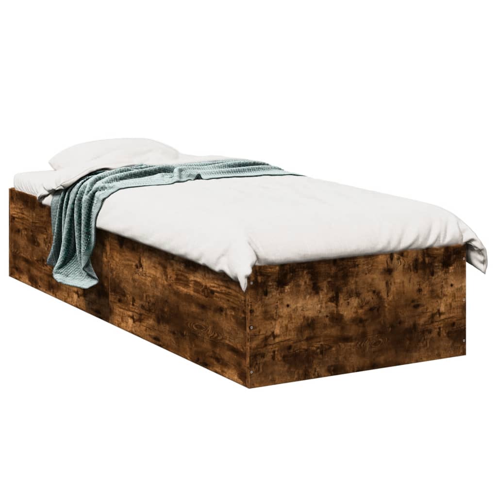 Bedframe Smoked Oak 90x200cm - Direct Imports
