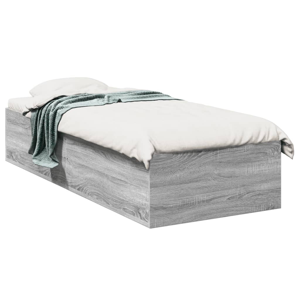 Bedframe Grey Sonoma 90x200cm - Charlotte Dunes