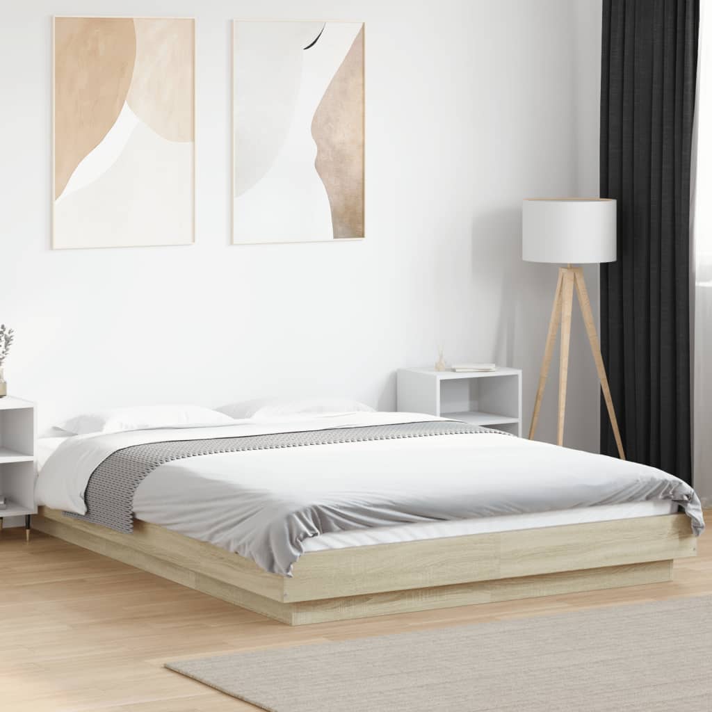 Bedframe Sonoma Oak 120x200cm - Charlotte Dunes
