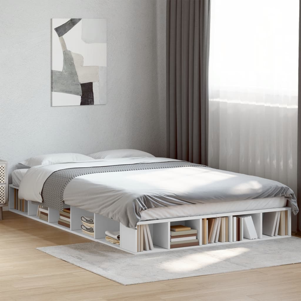 Bedframe White 120x200cm - Merlin Deals