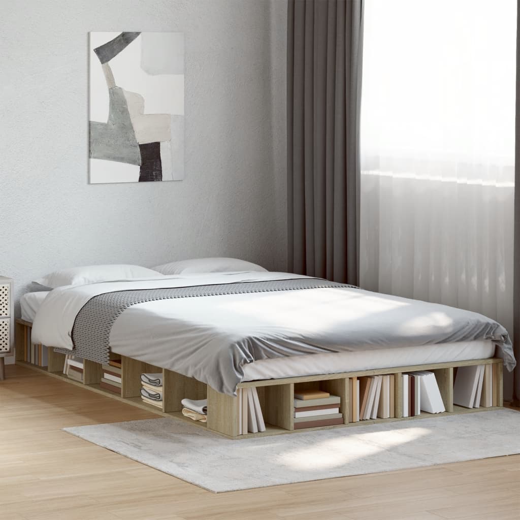 Bedframe Sonoma Oak 120x200cm - Decor Base
