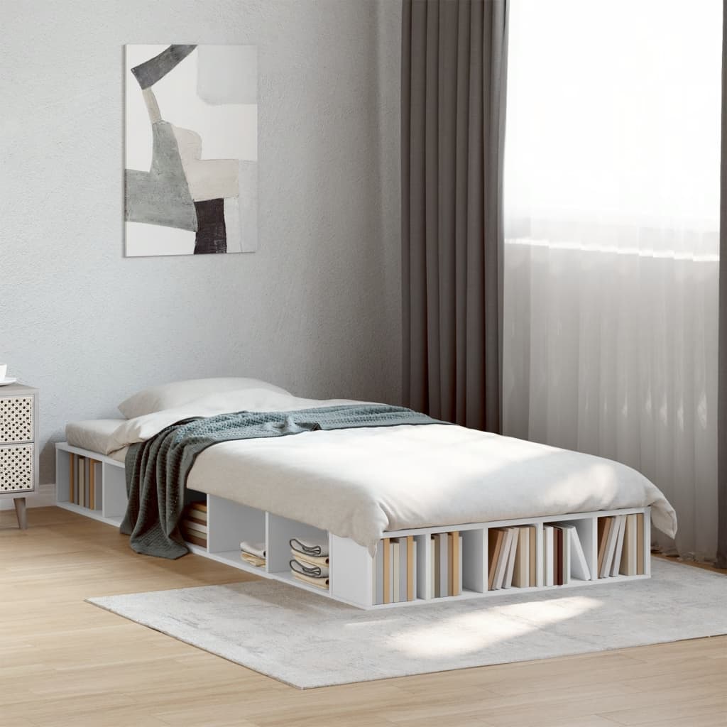 Bedframe White 100x200cm - All Things Good