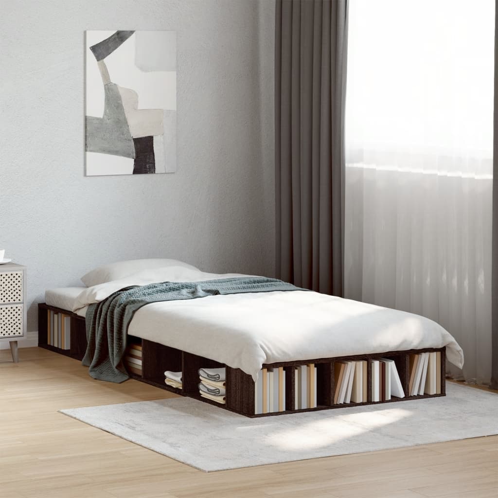 Bedframe Brown Oak 90x200cm - Sid & Sam