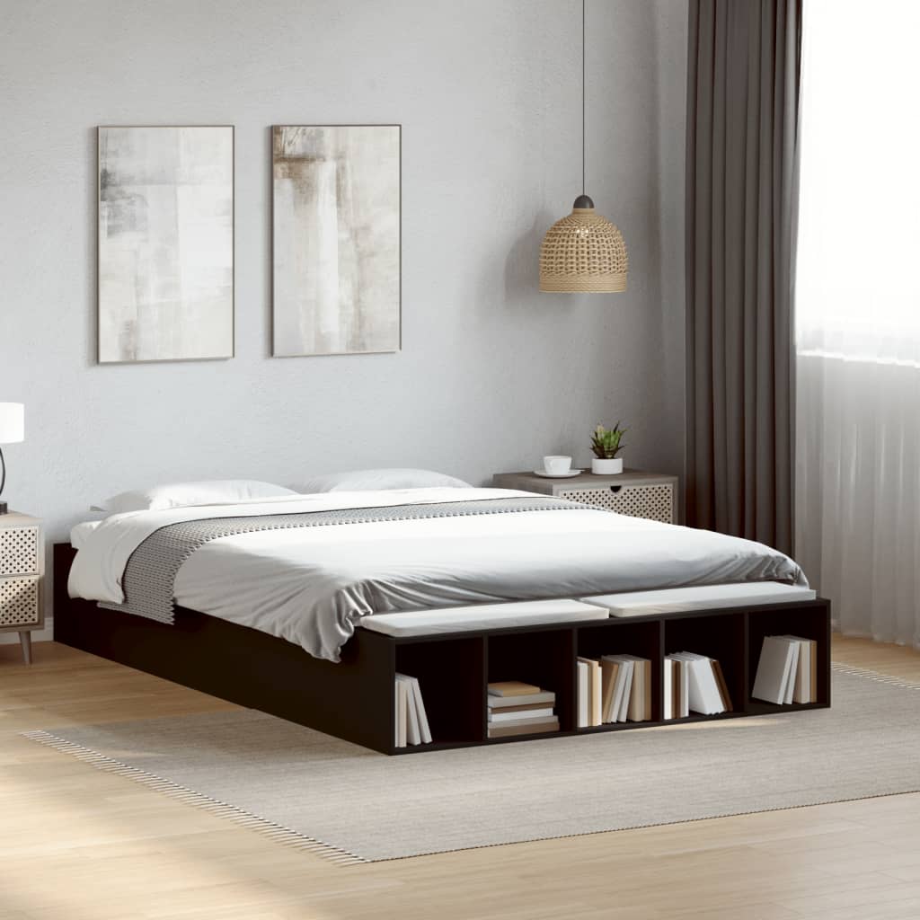 Bedframe Black 135x190cm Double - All Things Good