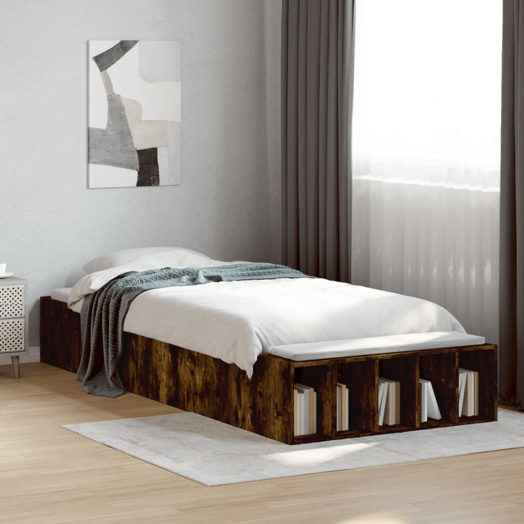 Bedframe Smoked Oak 100x200cm - Casper Homes