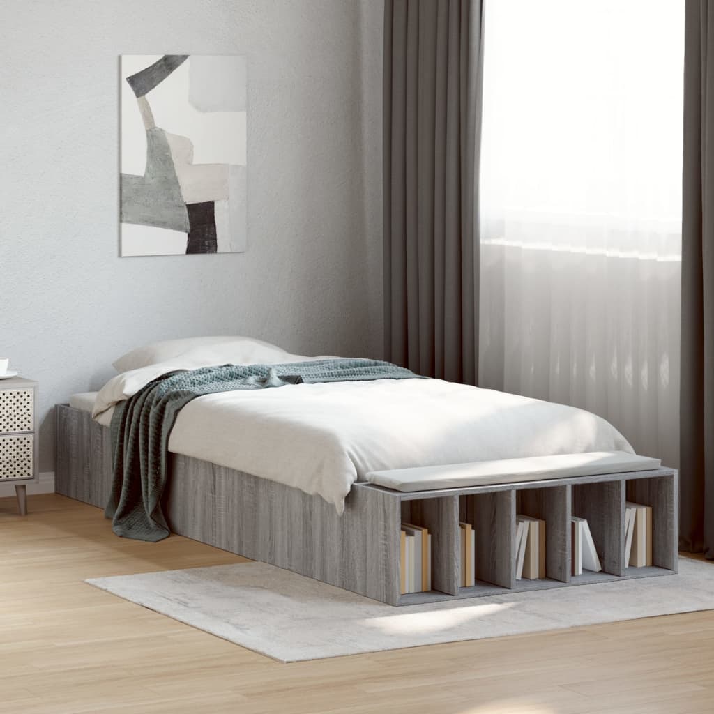 Bedframe Grey Sonoma 90x200cm - Casper Homes