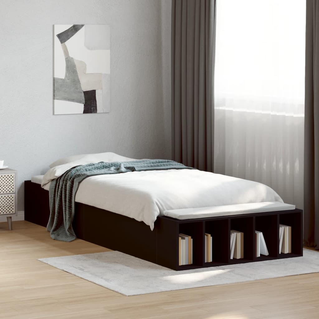 Bedframe Black 90x190cm Single - Merkel Designers