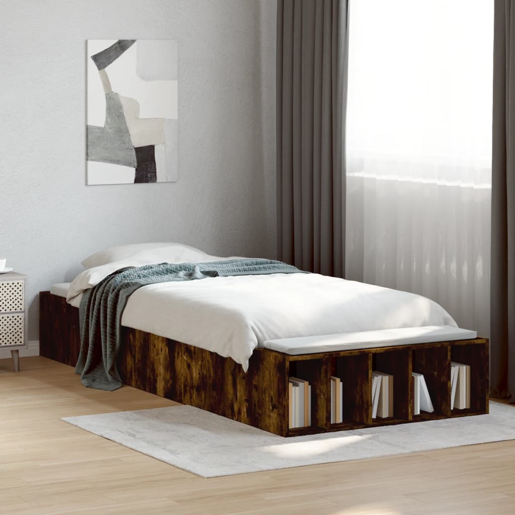 Bedframe Smoked Oak 75x190cm Small Single - Casper Homes
