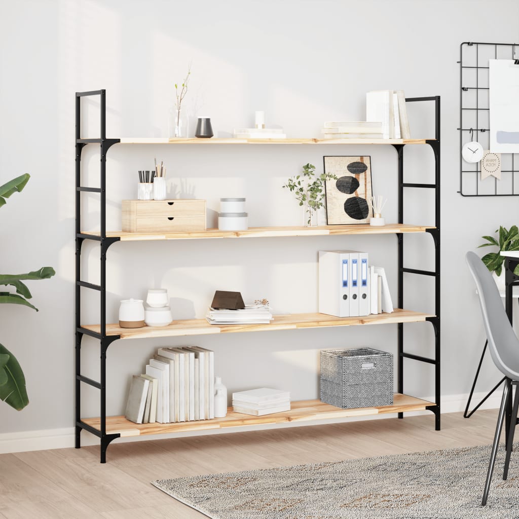 Floating Shelf 140x30x2 cm Untreated Solid Wood Acacia - Tyrell & Tyrell