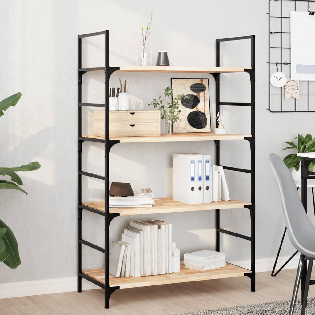 Floating Shelf 60x40x2 cm Untreated Solid Wood Acacia - Charlotte Dunes