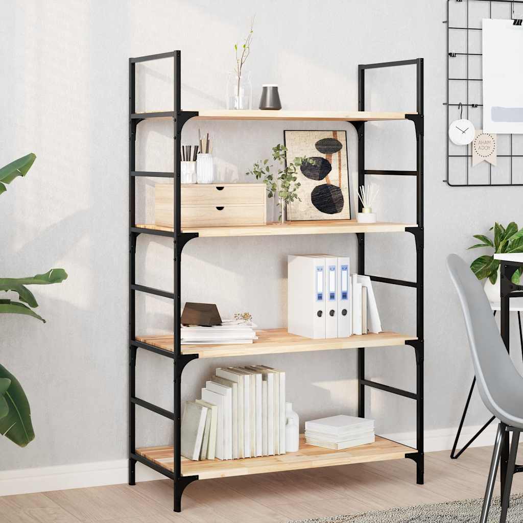 Floating Shelves 4 Pieces 80x40x2 cm Untreated Solid Wood Acacia - Discount Dealers