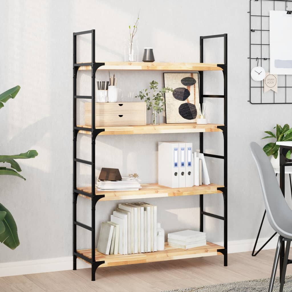 Floating Shelf 80x30x4 cm Untreated Solid Wood Acacia - All Things Good