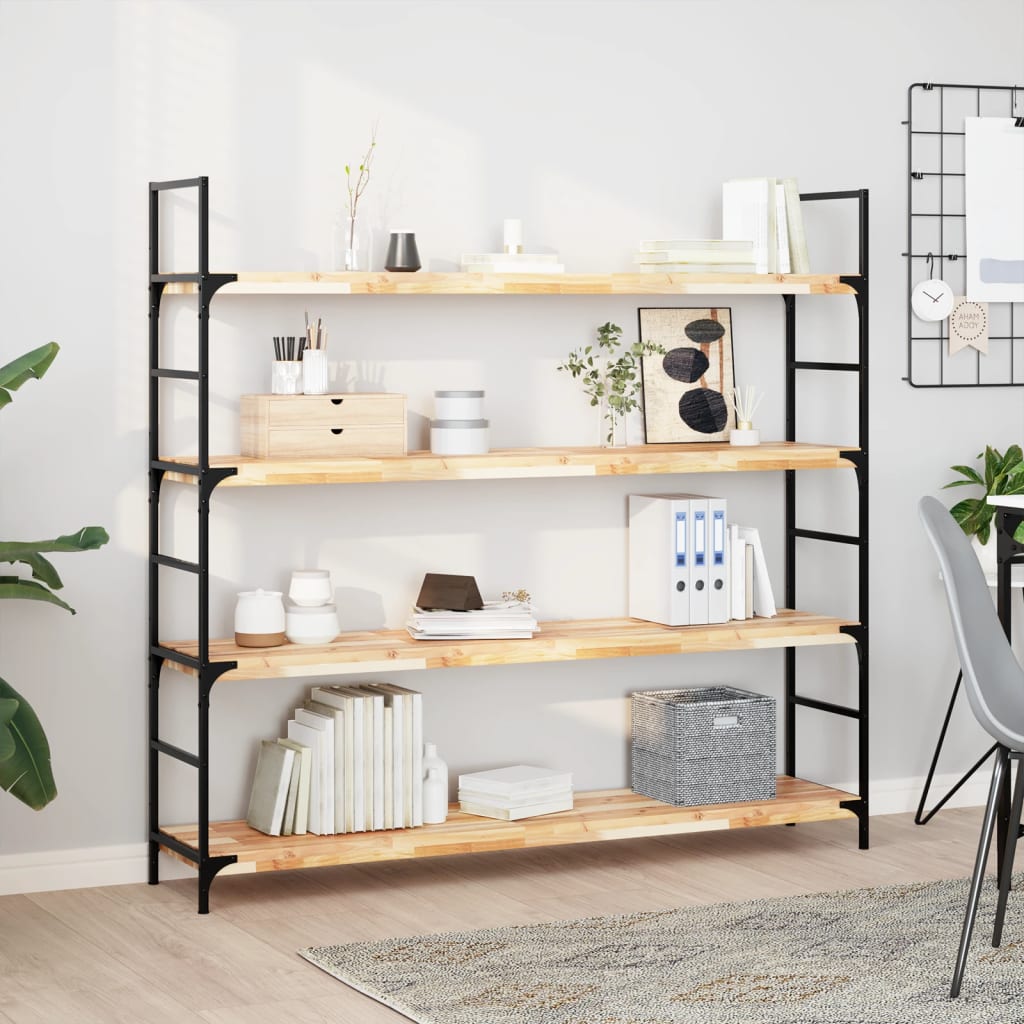 Floating Shelves 3 pcs 120x30x4 cm Untreated Solid Wood Acacia - All Things Good