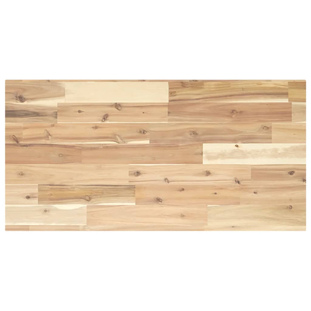 Bathroom Vanity Top Untreated 60x40x2 cm Solid Wood Acacia - Charlotte Dunes