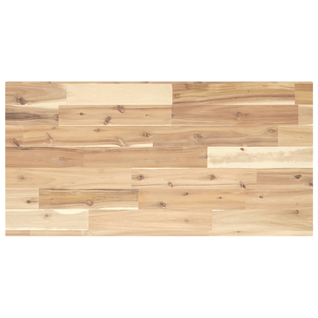 Bathroom Vanity Top Untreated 100x40x2 cm Solid Wood Acacia - Tyrell & Tyrell
