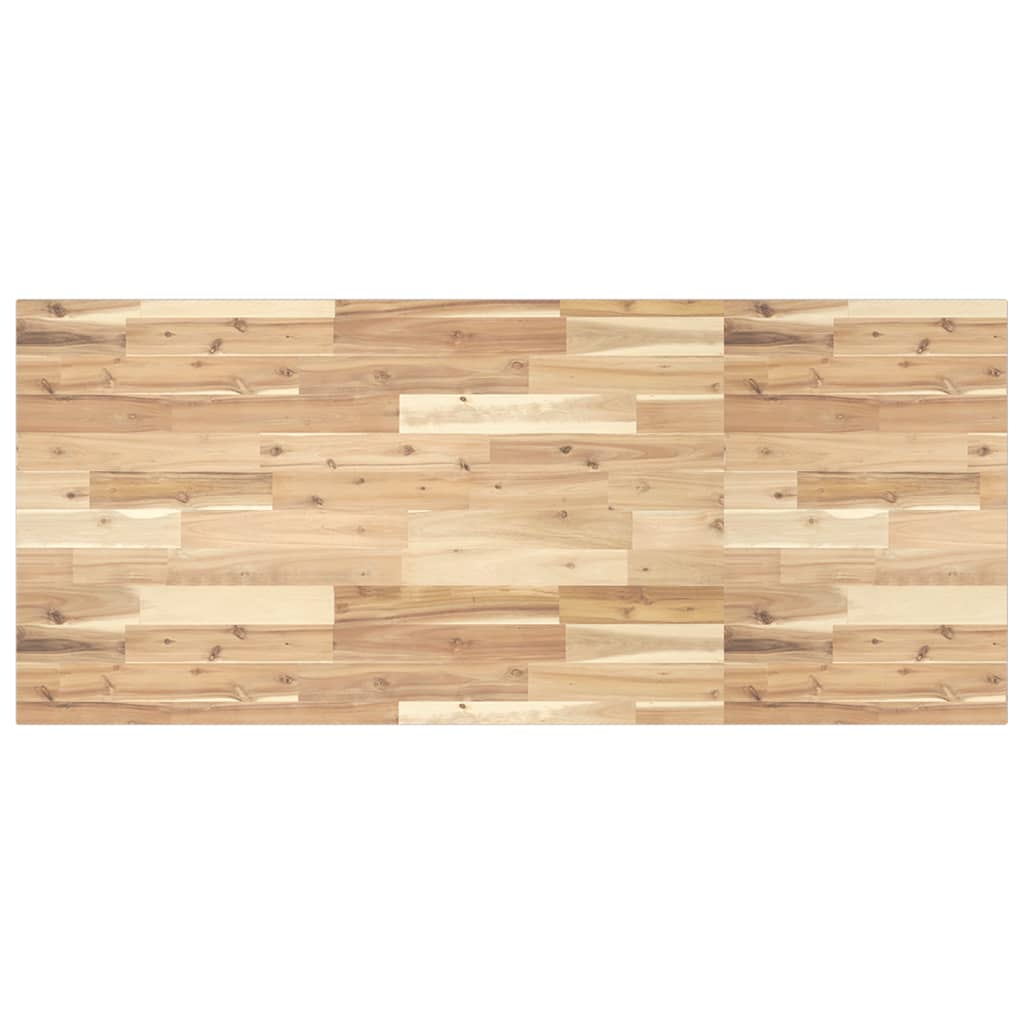 Bathroom Vanity Top Untreated 140x60x2 cm Solid Wood Acacia - Unbeatable Bargains