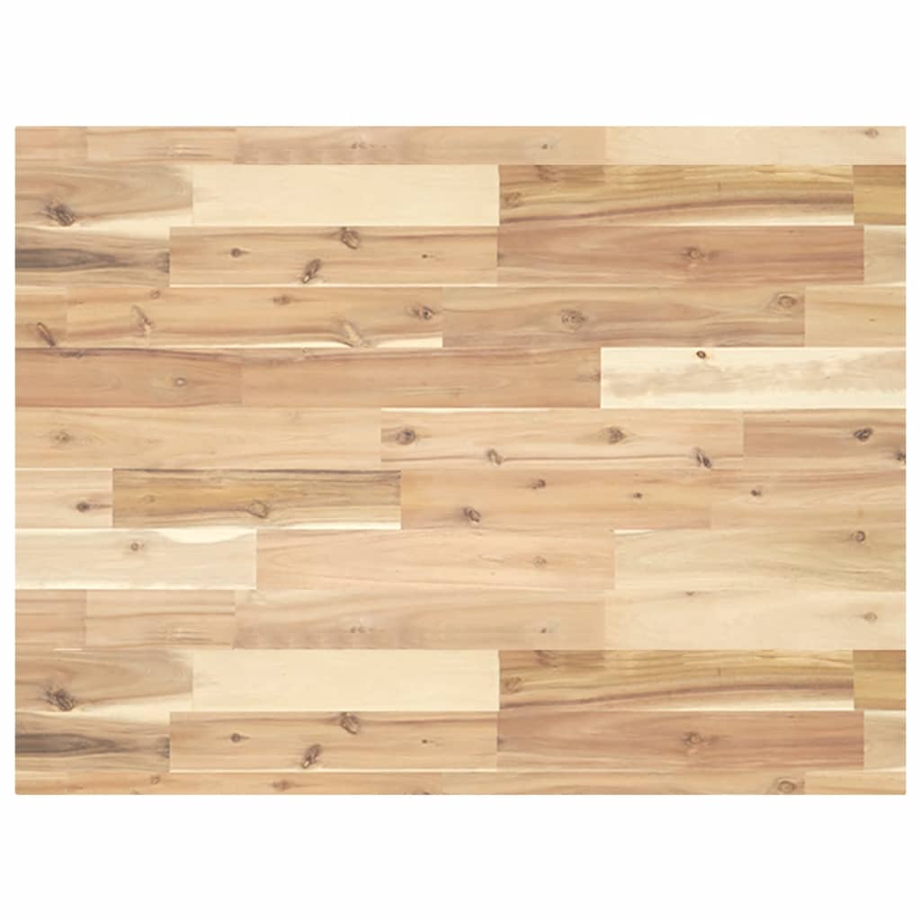 Bathroom Vanity Top Untreated 100x60x4 cm Solid Wood Acacia - Casper Homes