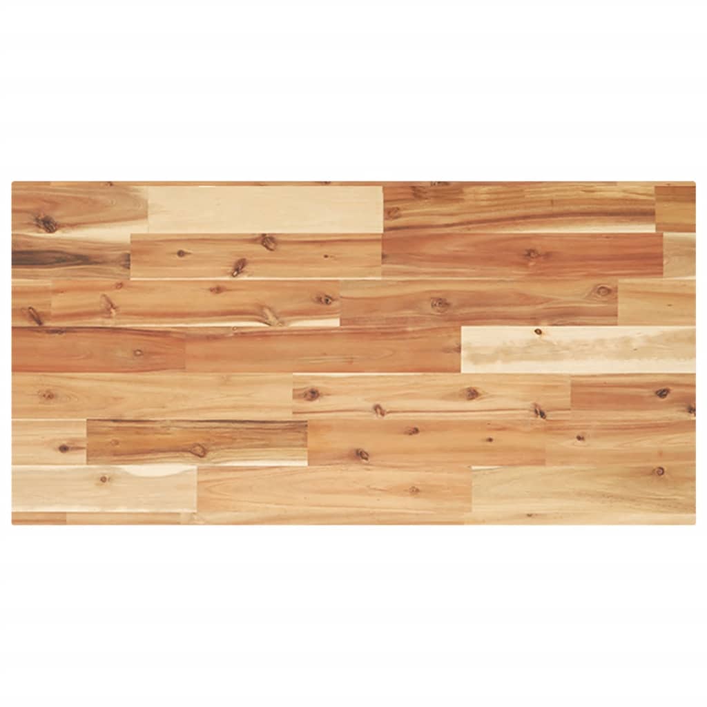 Bathroom Vanity Top Oil Finished 60x40x2 cm Solid Wood Acacia - Charlotte Dunes