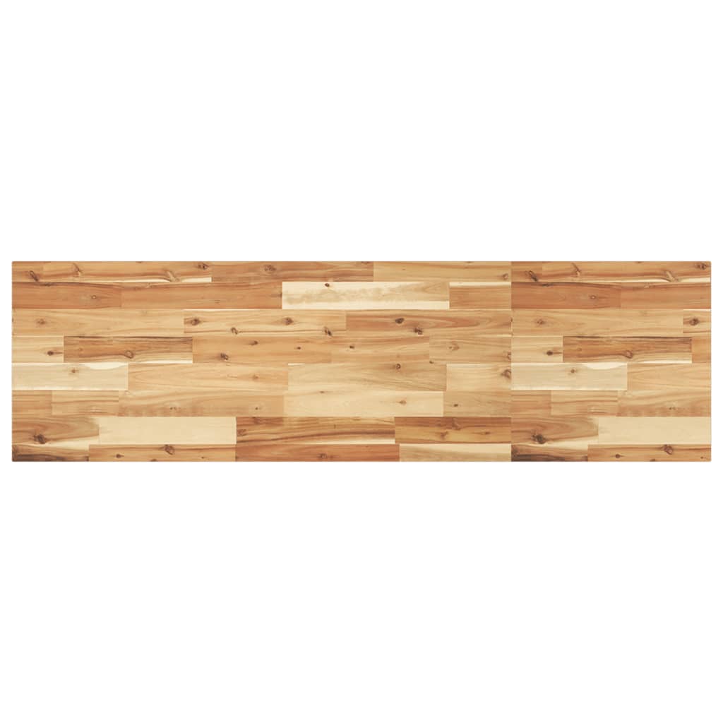 Bathroom Vanity Top Oil Finished 140x40x2 cm Solid Wood Acacia - Unbeatable Bargains