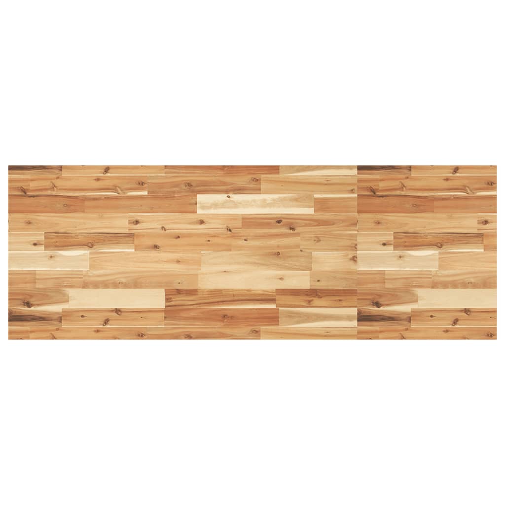 Bathroom Vanity Top Oil Finished 120x50x2 cm Solid Wood Acacia - Merlin Deals